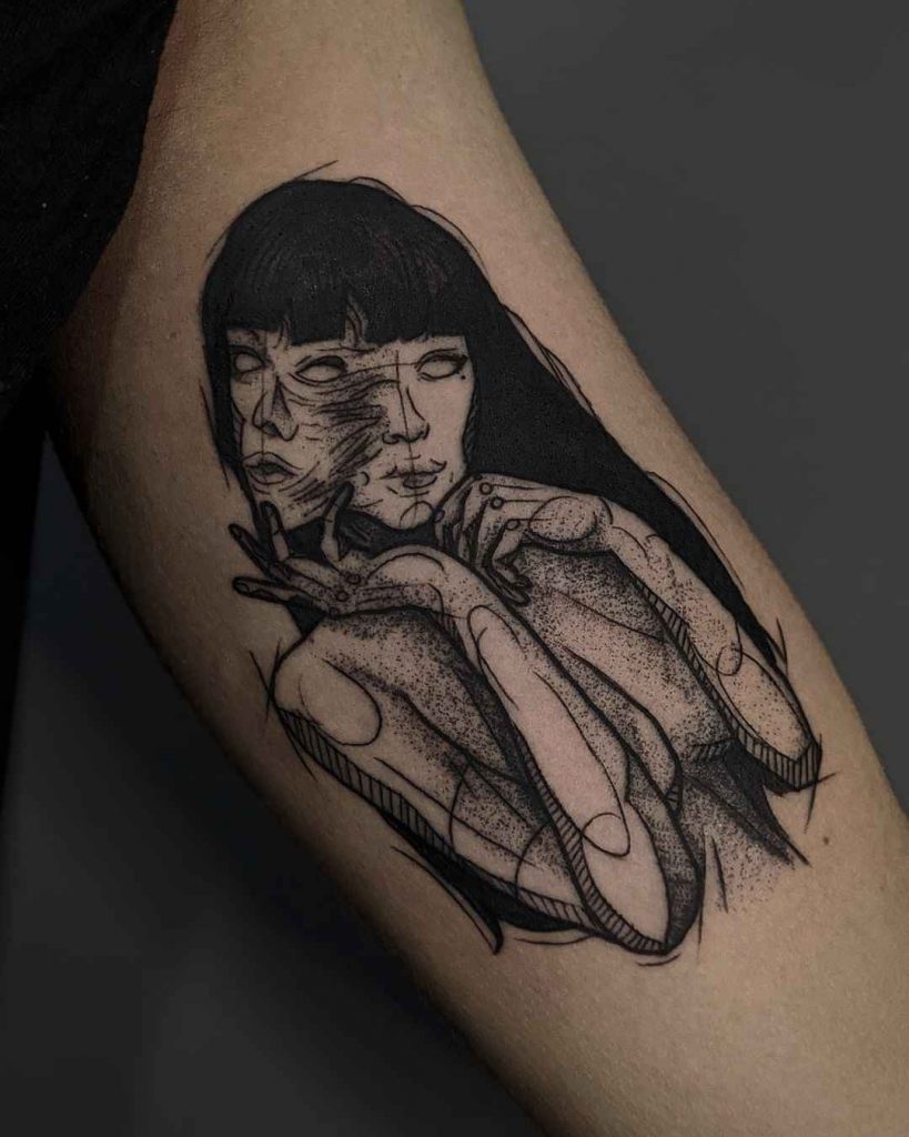 Foto de tatuagem feita por El Arthuro (@el.arthuro)