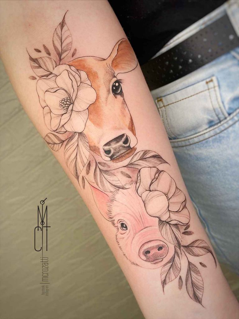 Foto de tatuagem feita por Marília Crozatti (@mcrozatti)