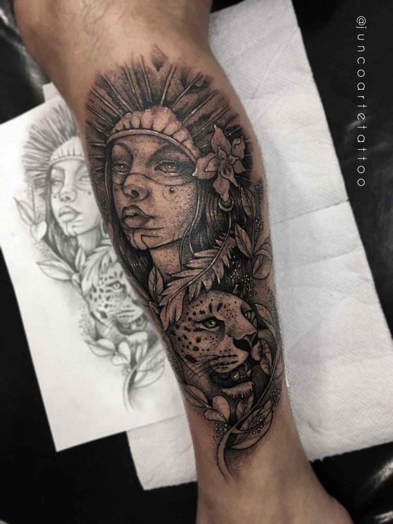 Foto de tatuagem feita por Matheus Junco (@juncoartetattoo)