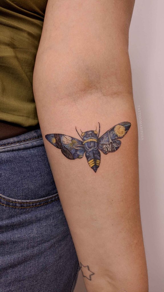Foto de tatuagem feita por Júlia Recchia (@tattoomariposa)