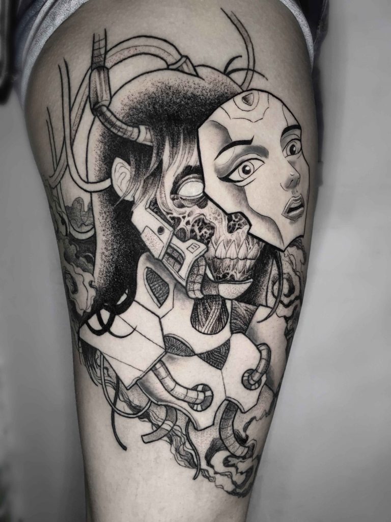 Foto de tatuagem feita por Vitor Martins (@vitormartins_tattoo)