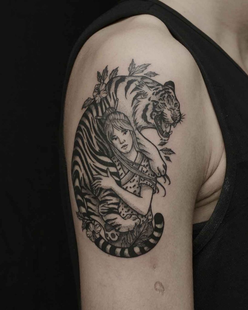 Foto de tatuagem feita por Isabelle Santos (@it.santos)