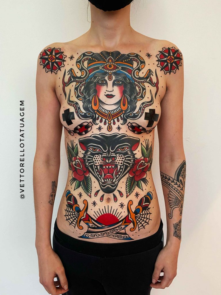 Foto de tatuagem feita por Gabriel Vettorello (@vettorellotatuagem)