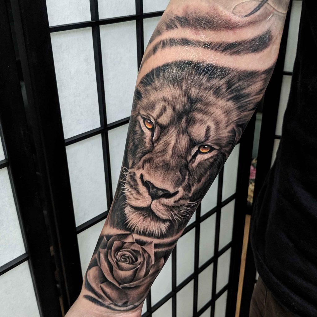 Foto de tatuagem feita por Adriano Vianna (@adrvianna)