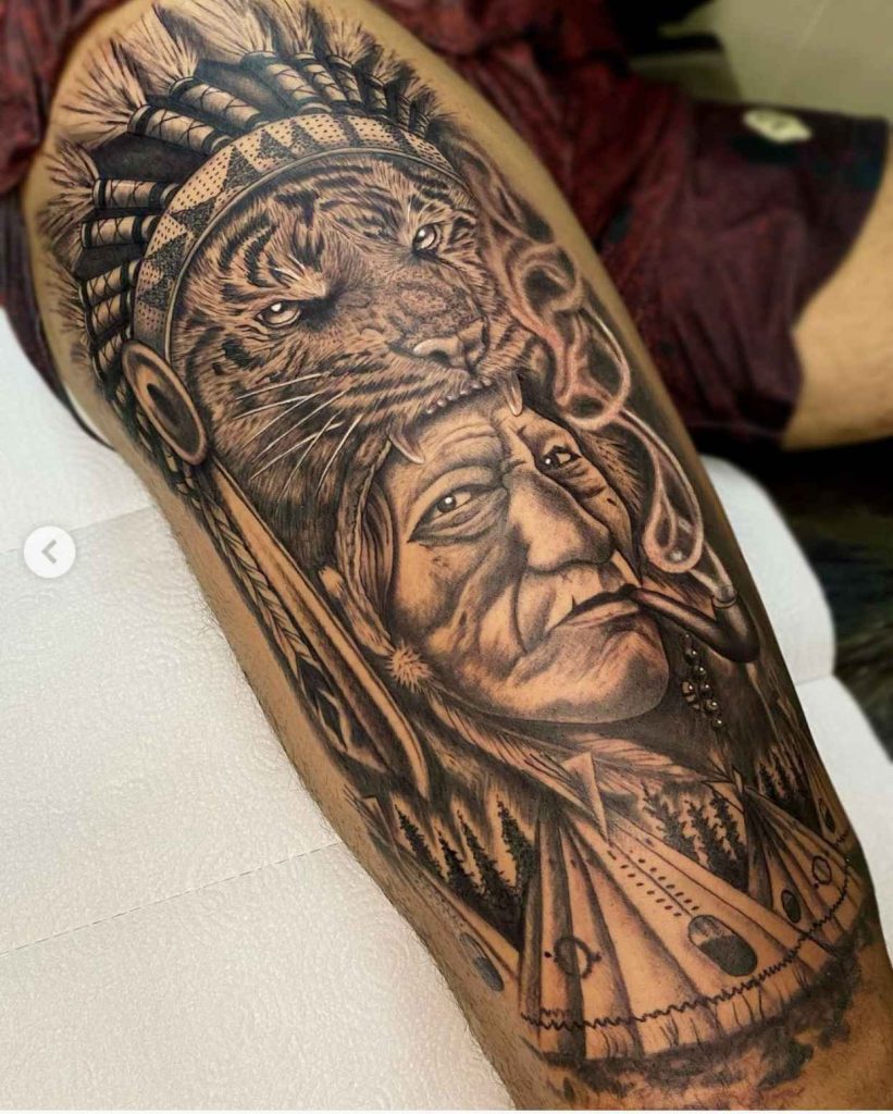 Foto de tatuagem feita por Gabriel Hyorran (@hyorran_tattoo)