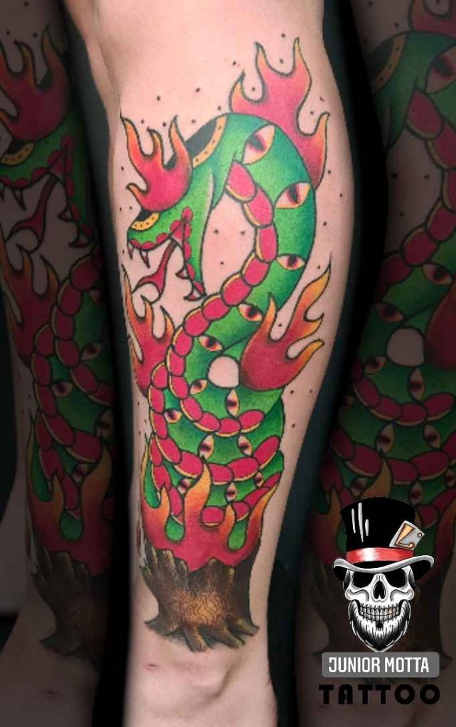 Foto de tatuagem feita por Junior Motta (@juniormota.ltt)