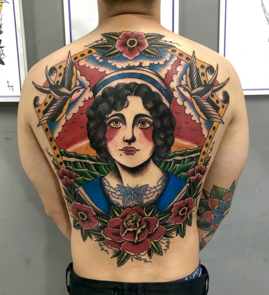 Foto de tatuagem feita por Dayvid Frazão (@frazaotattoo)