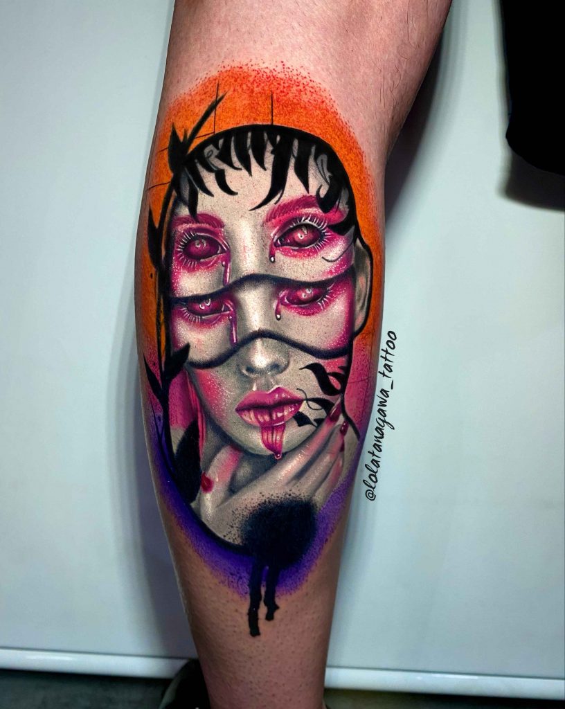 Foto de tatuagem feita por Lola Tanagawa (@lolatanagawa_tattoo)
