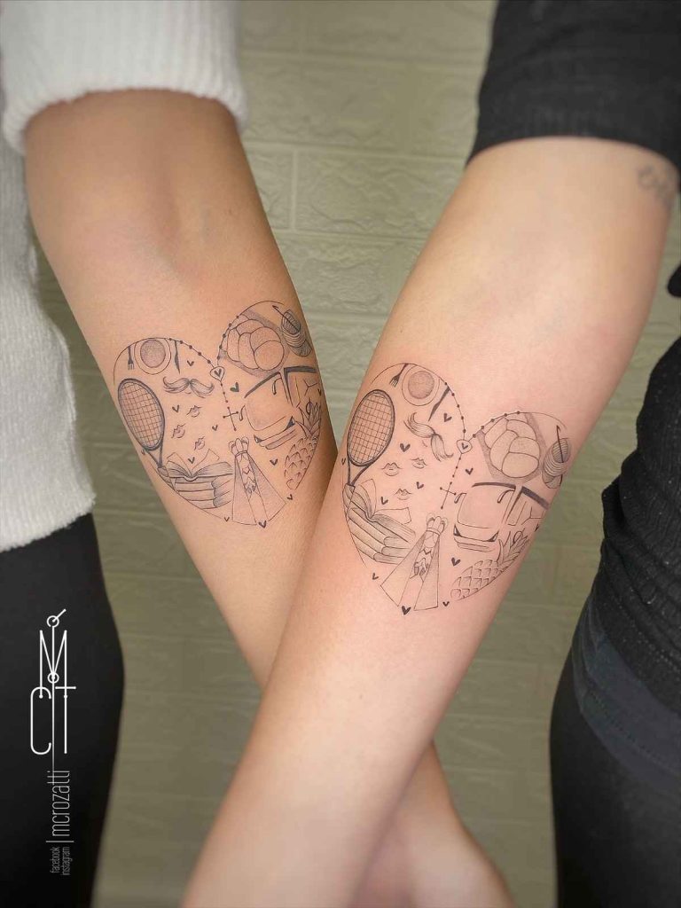 Foto de tatuagem feita por Marília Crozatti (@mcrozatti)