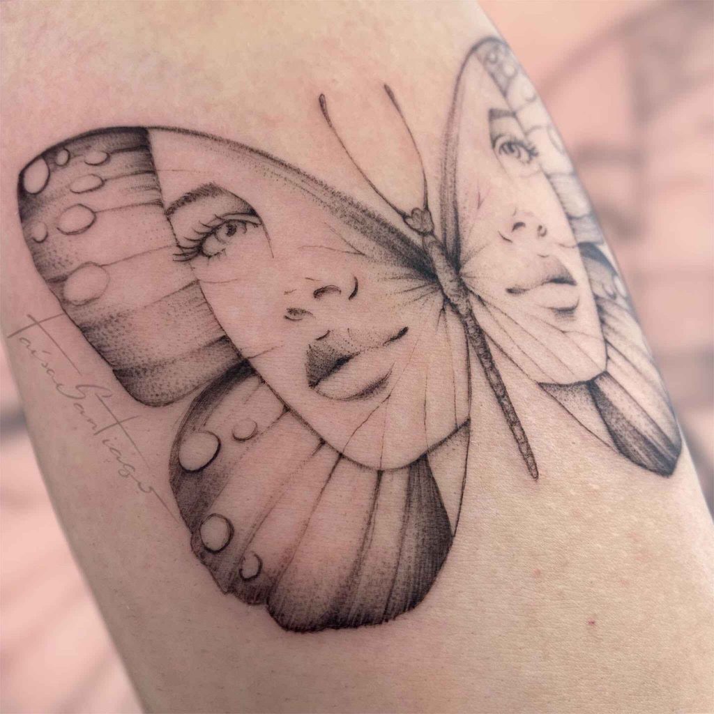 Foto de tatuagem feita por Taísa Santiago (@taisatattoo)
