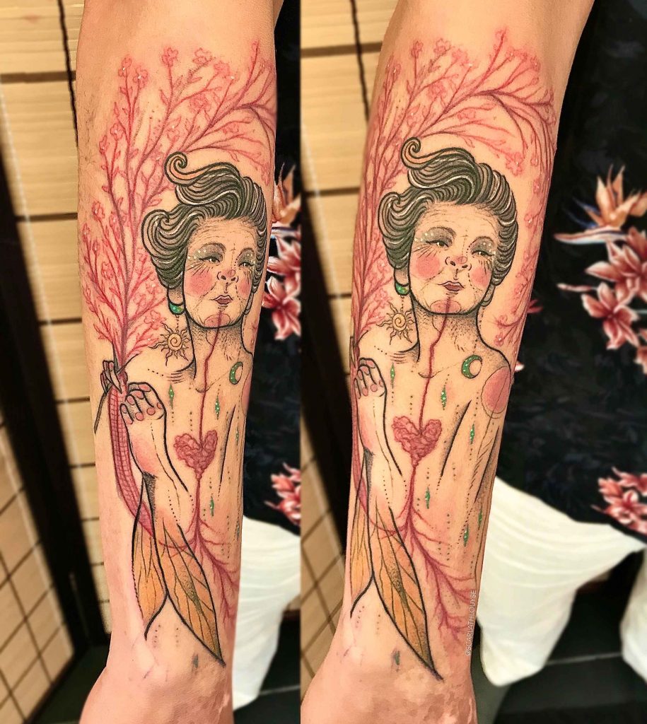 Foto de tatuagem feita por Scarlath Louyse (@scarlathlouyse)