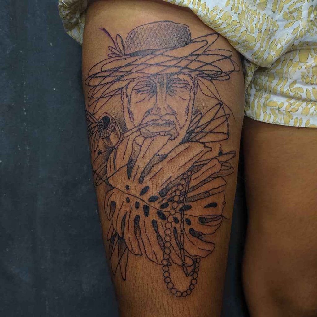 Foto de tatuagem feita por Gabriel Lacerda (@lacerda.tattoo)