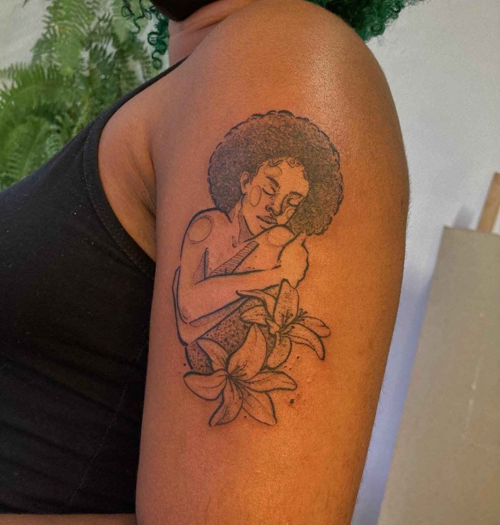 Foto de tatuagem feita por Gi Araujo (TatuaGi) (@tatuagi.araujo)