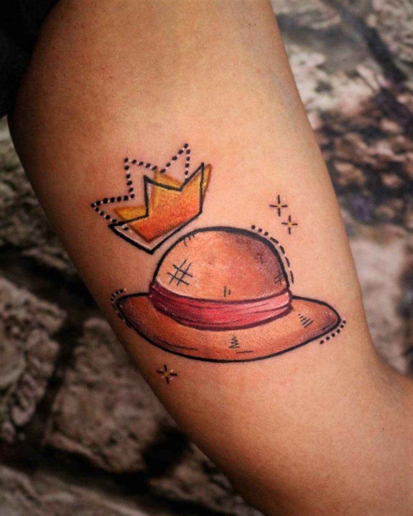 Foto de tatuagem feita por Julia Sincero (@jusincero)