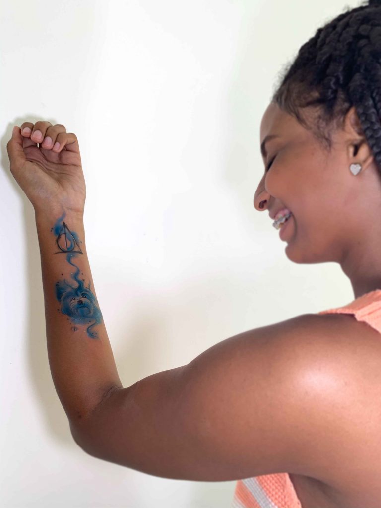 Foto de tatuagem feita por Mandah Gotsfritz (@mandaharts)