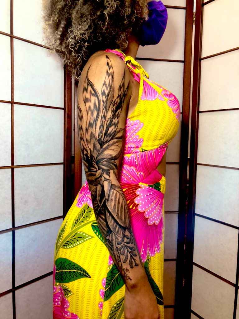 Foto de tatuagem feita por Marcus Oliveira (@arte.preta)
