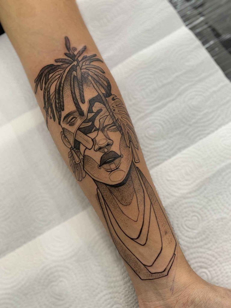 Foto de tatuagem feita por Tetex (@tetextattoo)