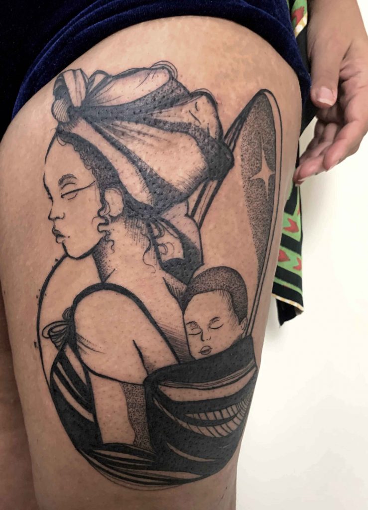 Foto de tatuagem feita por Thai Prado (@thaiprado.tattoo)