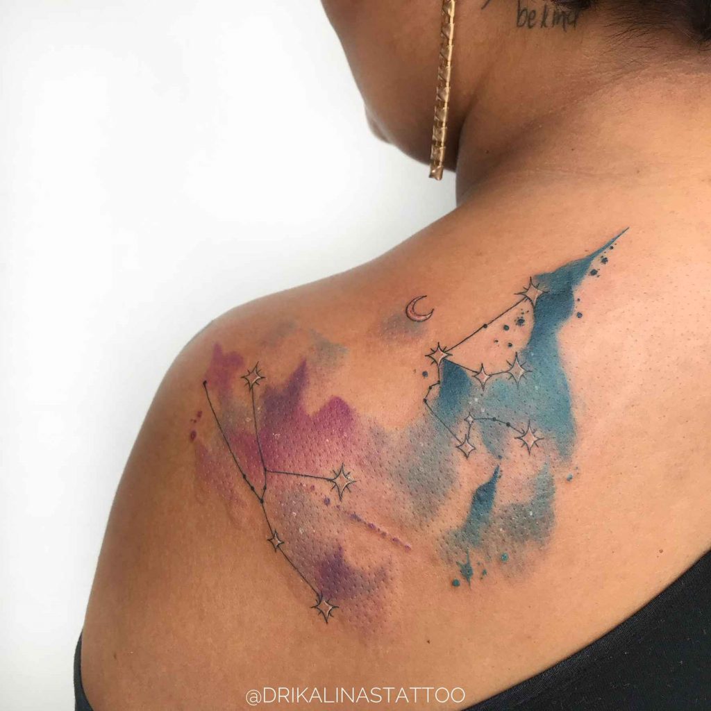 Foto de tatuagem feita por Drikalinas (@drikalinastattoo_)