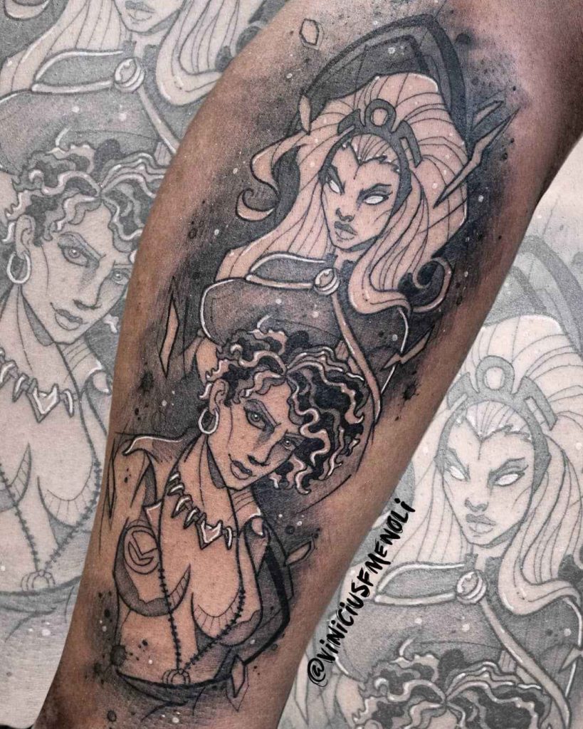 Foto de tatuagem feita por Vinicius Forte Menoli (@viniciusfmenoli)