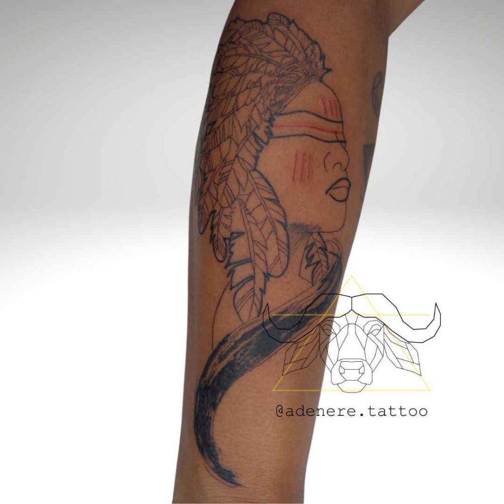 Foto de tatuagem feita por Adénere Pinheiro (@adenere.tattoo)