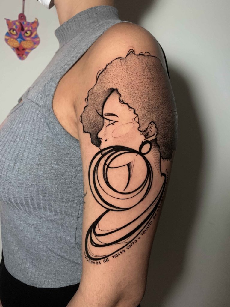Foto de tatuagem feita por Thai Prado (@thaiprado.tattoo)