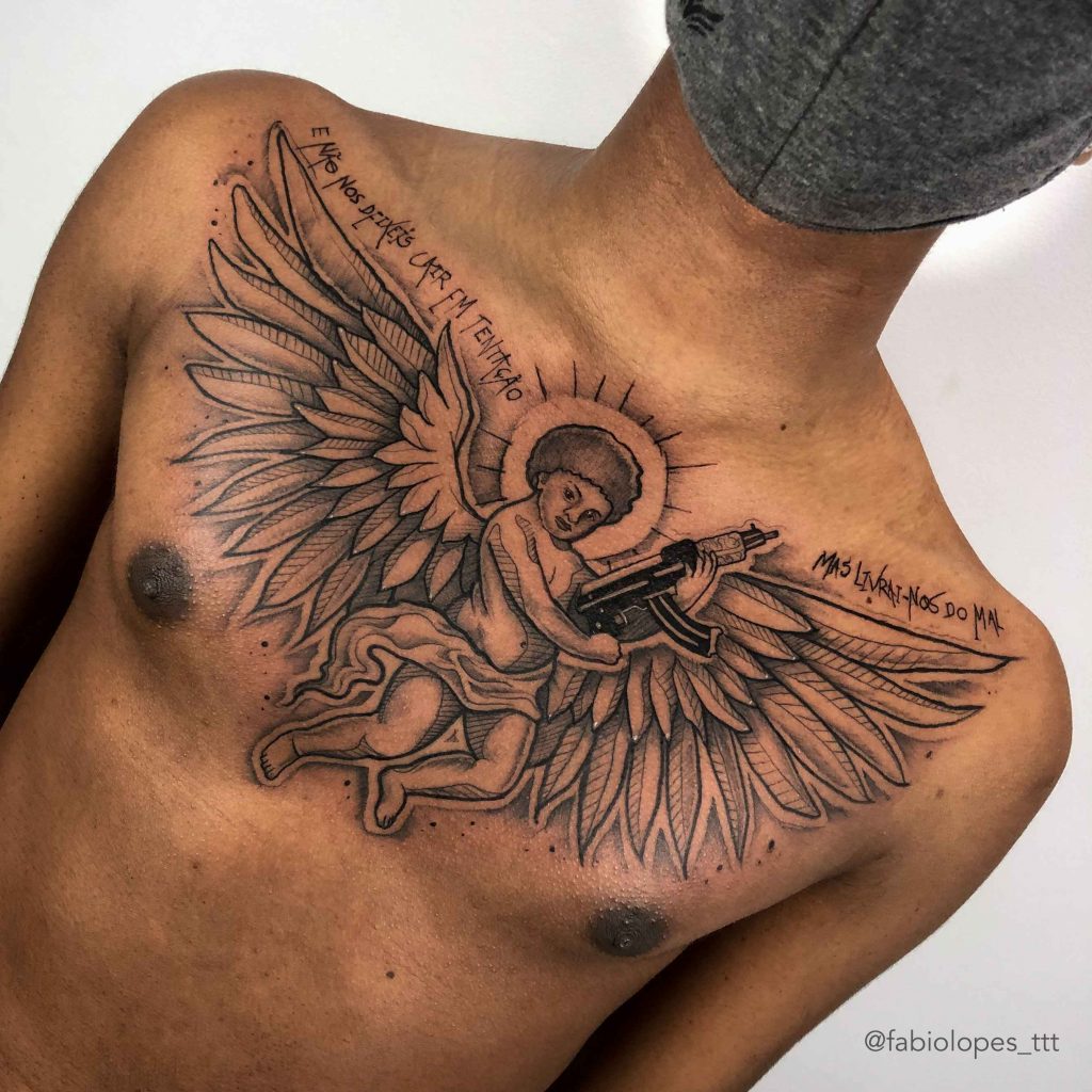 Foto de tatuagem feita por Fabio Lopes (@fabiolopes_ttt)