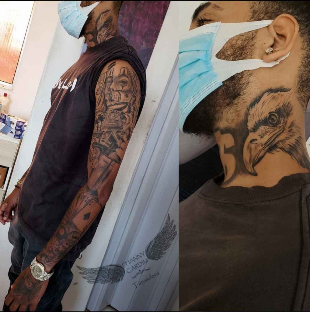 Foto de tatuagem feita por Fhanny Cardim (@fhannycardim)