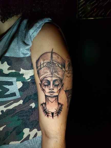 Foto de tatuagem feita por Gabriel Vellozo Ribeiro (@bielkrugerr)