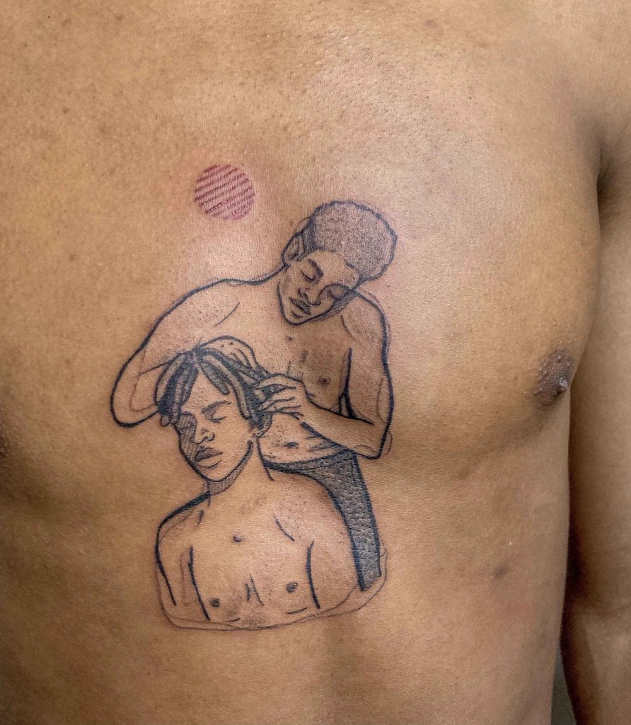 Foto de tatuagem feita por Gi Araujo (TatuaGi) (@tatuagi.araujo)