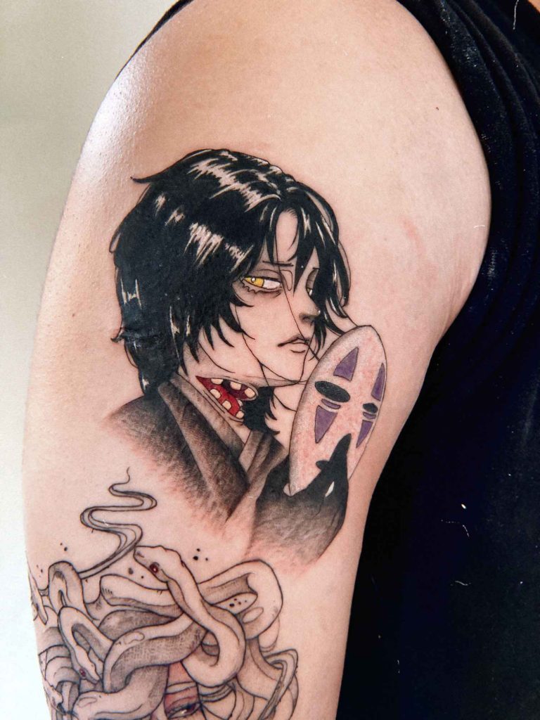 Foto de tatuagem feita por Saymon Livas (@saymonlivas.tattoo)