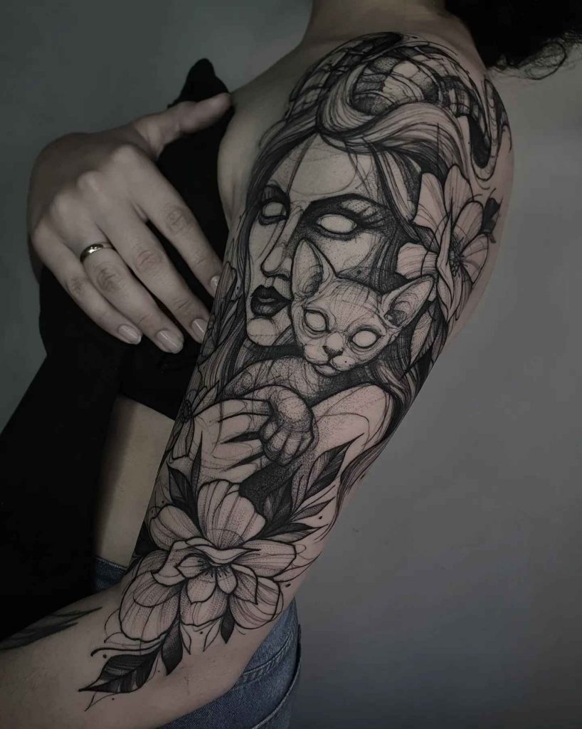 Foto de tatuagem feita por Marquinho André (@marquinhoandretattoo)