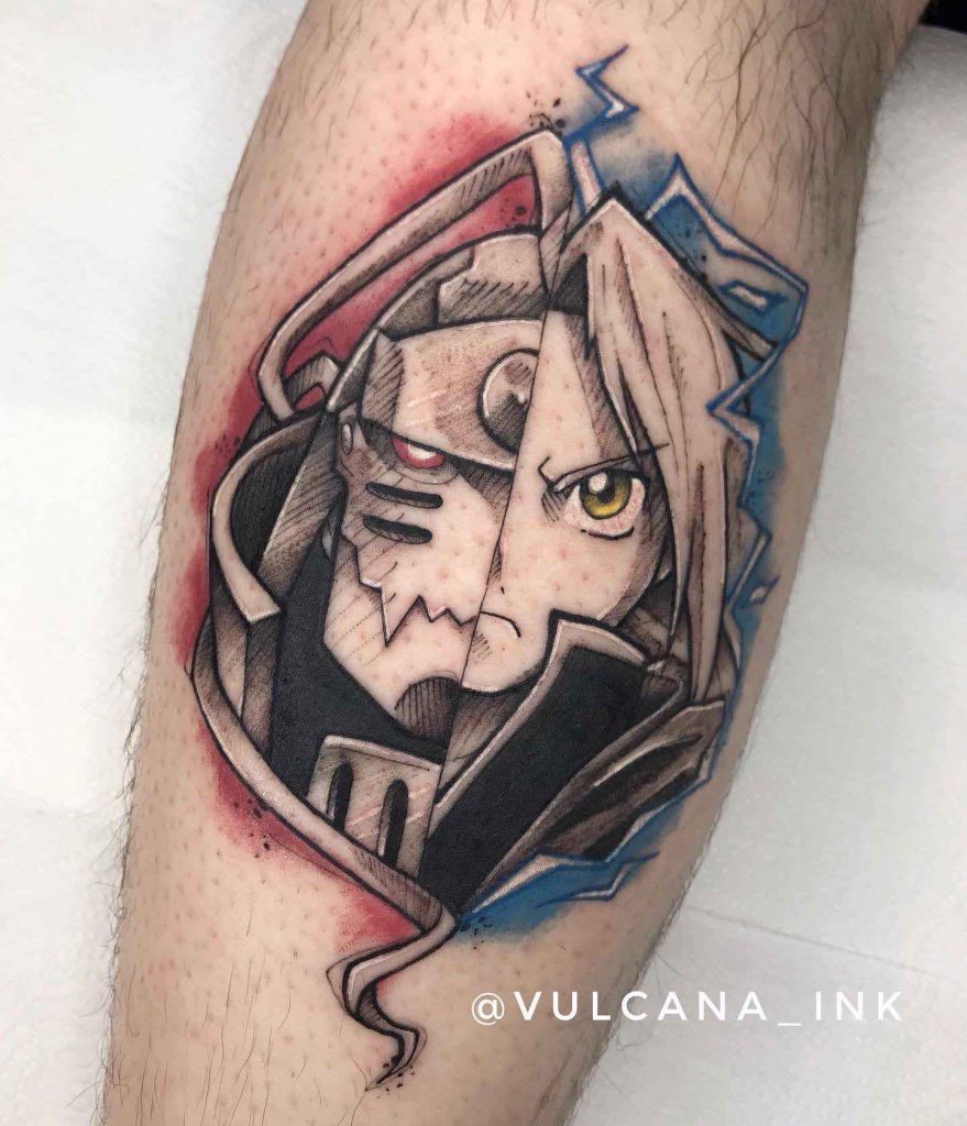 Foto de tatuagem feita por Raphaela Pereira (@vulcana_ink)