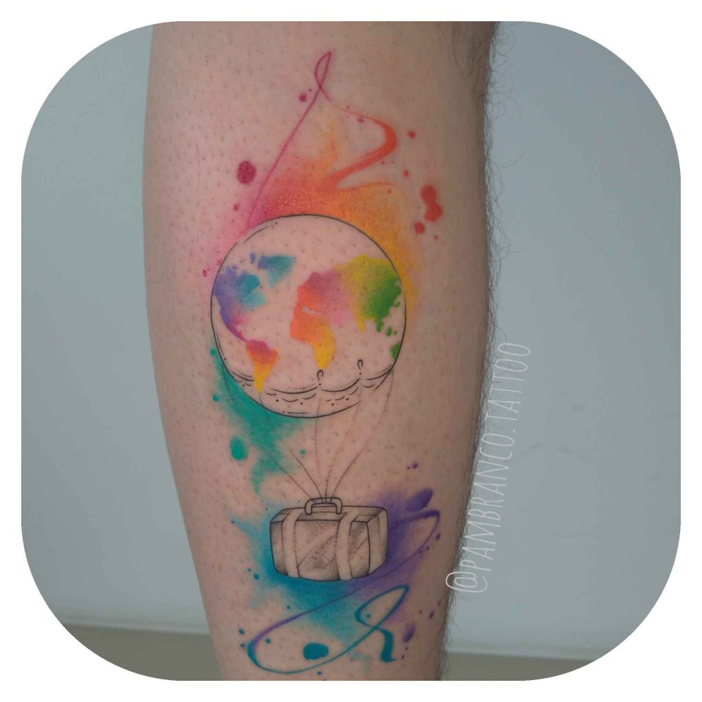 Foto de tatuagem feita por Pam Branco (@pambranco.tattoo)