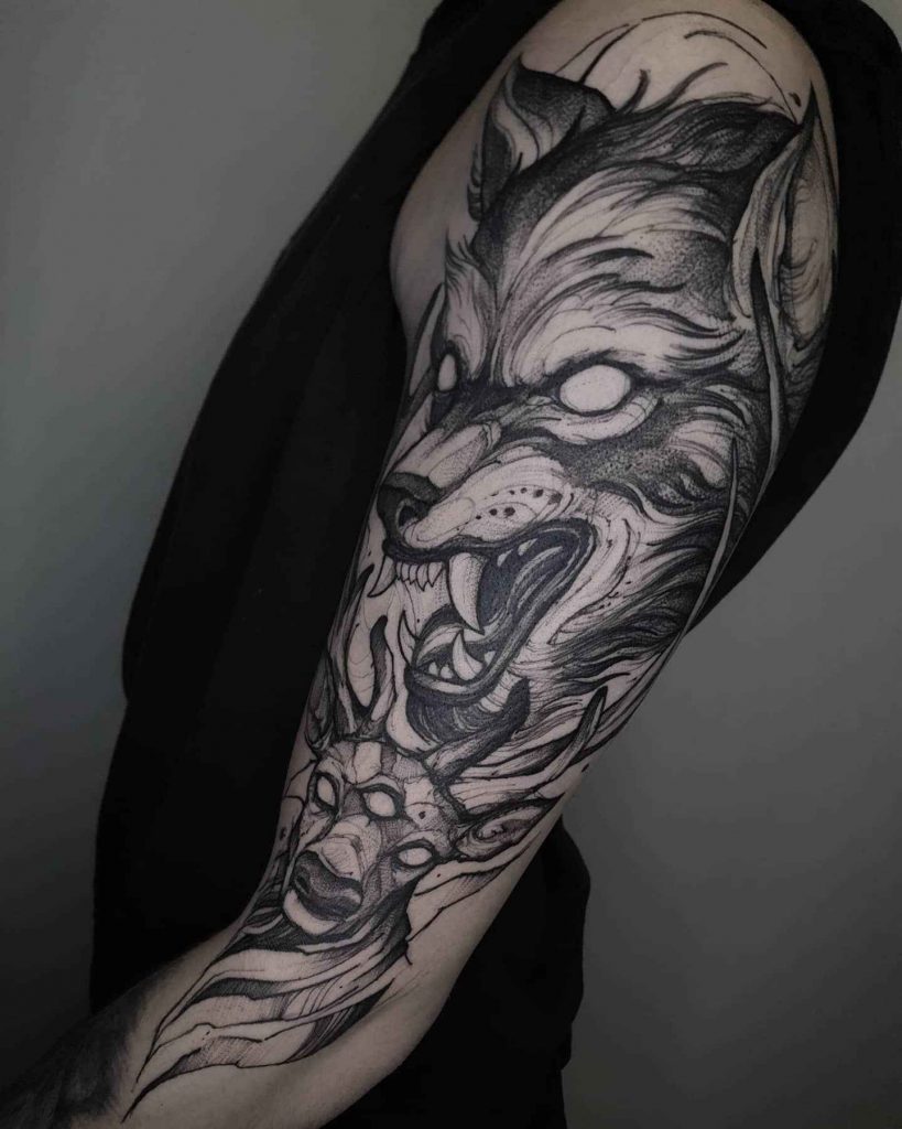 Foto de tatuagem feita por Marquinho André (@marquinhoandretattoo)