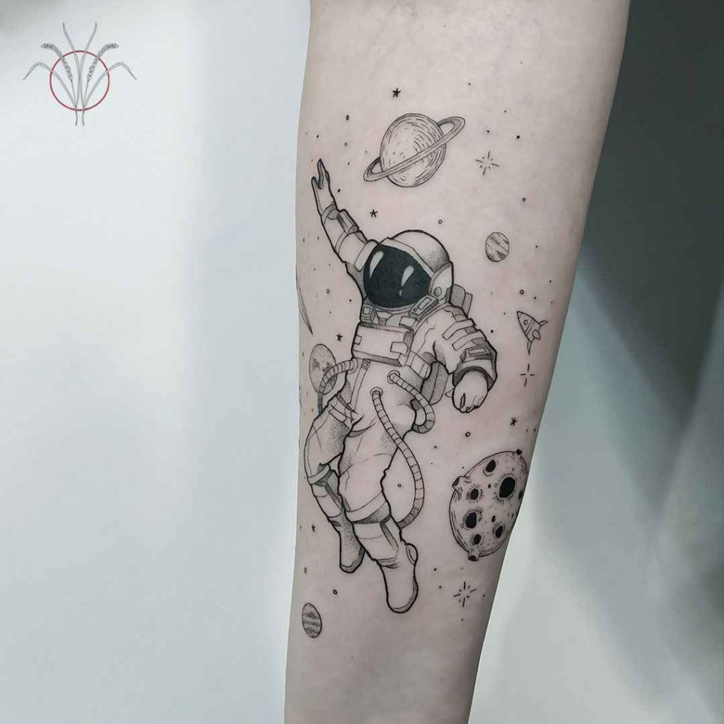 Foto de tatuagem feita por Dani Saga (@danisaga.tattoo)