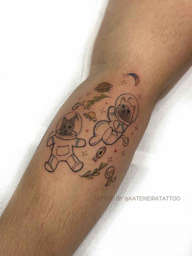 Foto de tatuagem feita por Karina Teixeira (@kateixeiratattoo)