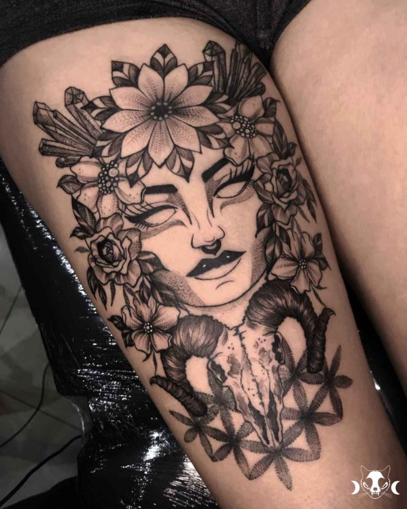 Foto de tatuagem feita por Juliana Rodrigues (@jubs.rodrigues)