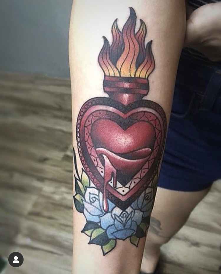Foto de tatuagem feita por Leo Neguin (@leoneguin)