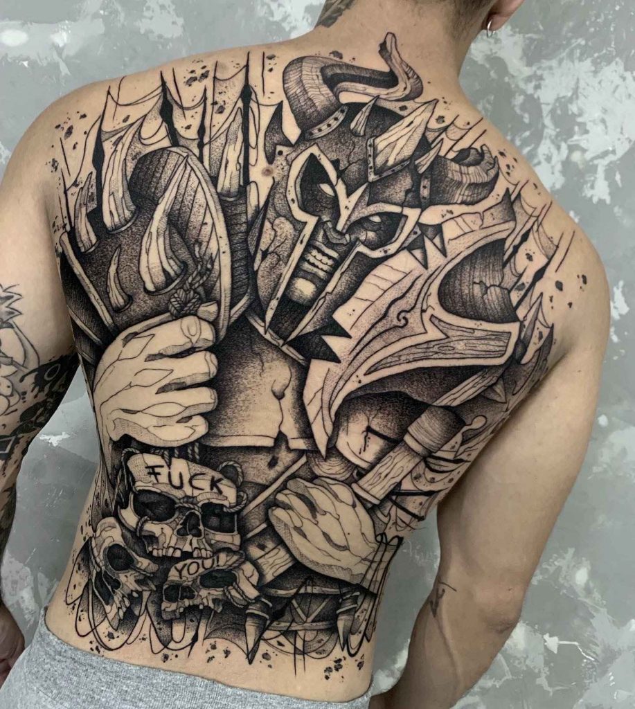 Foto de tatuagem feita por Phelipe Silva (@phelipesilva.tattoo)