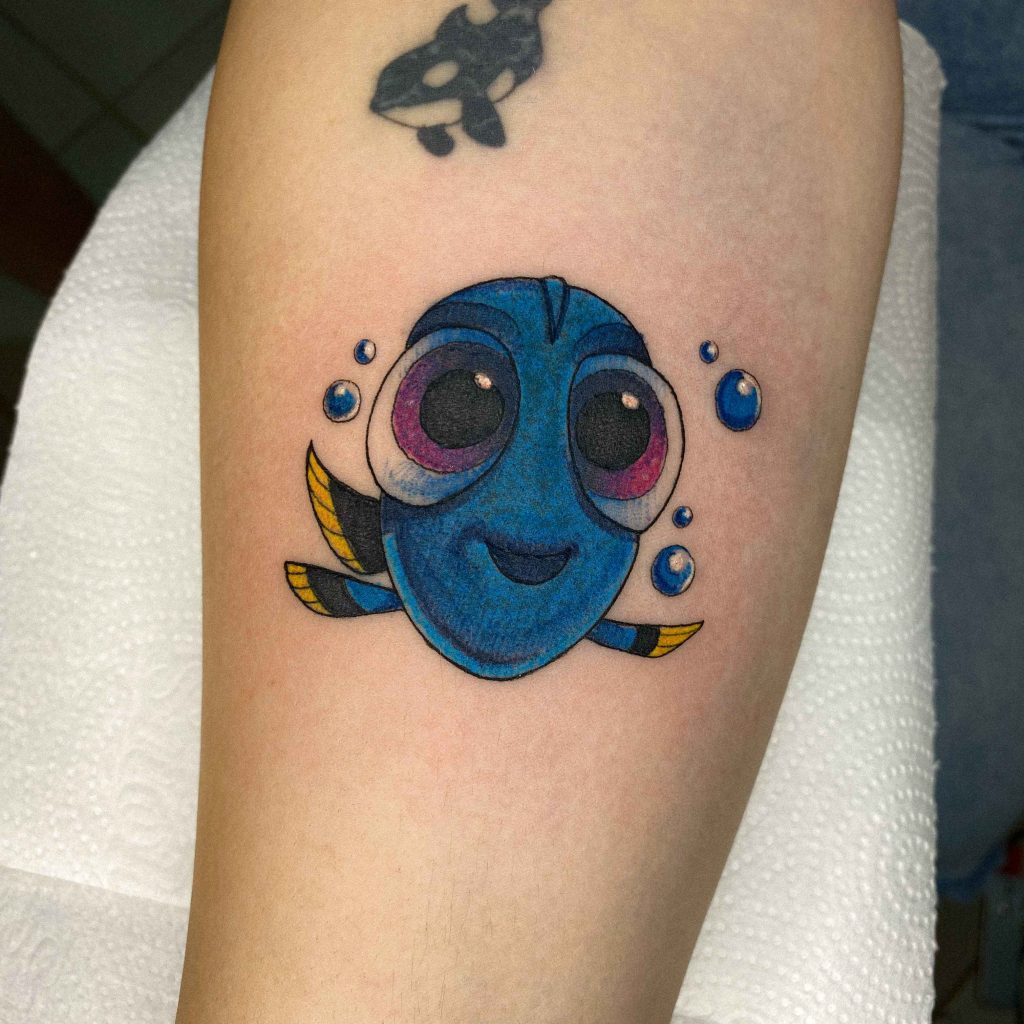 Foto de tatuagem feita por Julia Ferreira (@juliaferreiratattoo)
