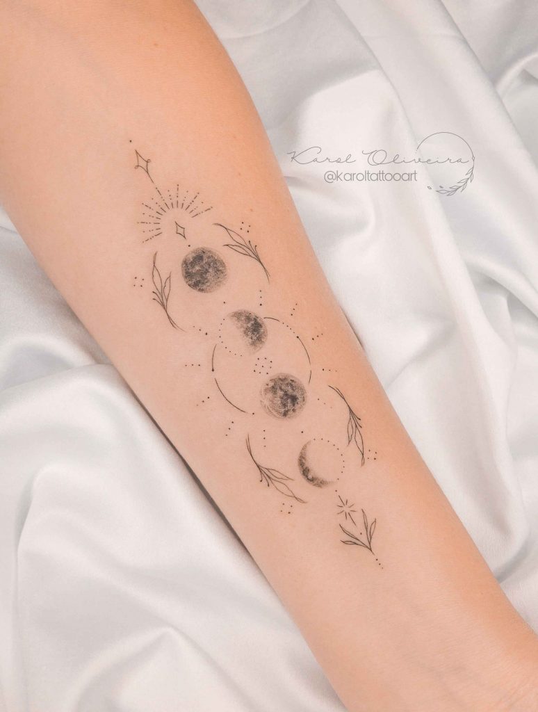 Foto de tatuagem feita por Karol Oliveira (@karoltattooart)