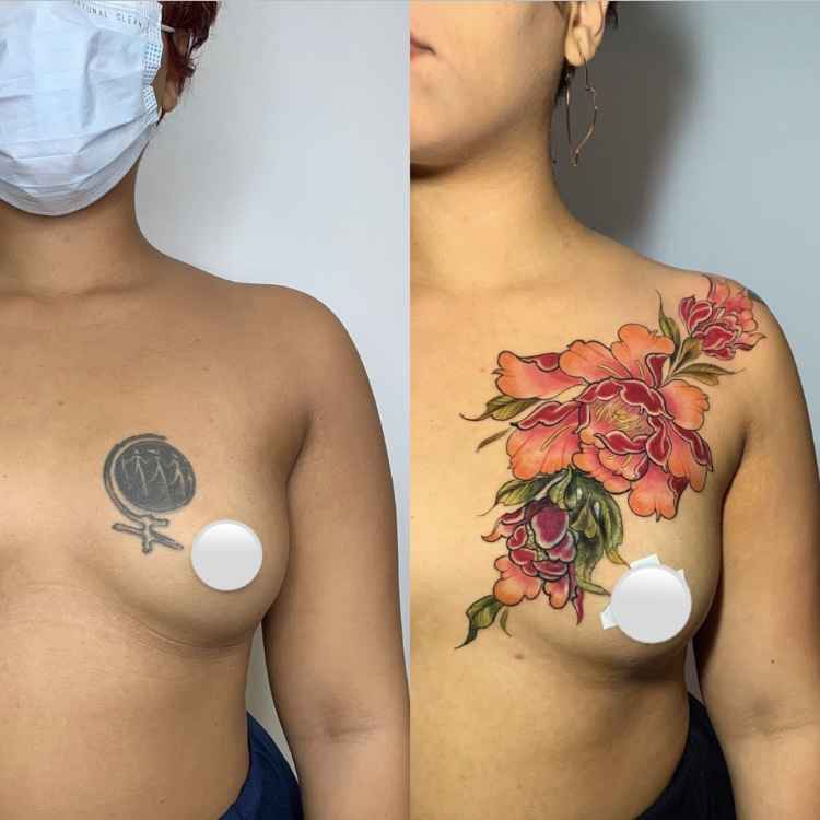 Foto de tatuagem feita por Carla Santana (@csasantana)