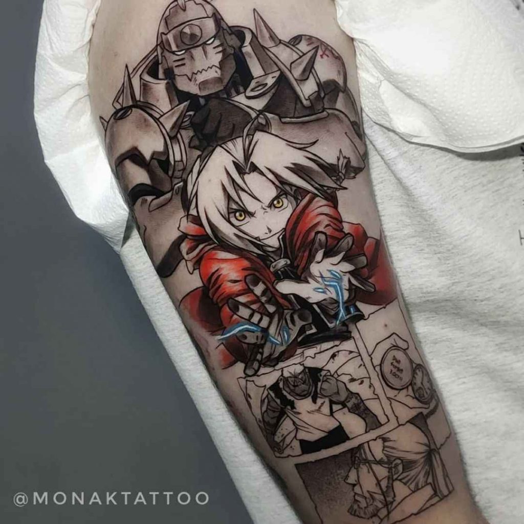 Foto de tatuagem feita por Monak (@monaktattoo)