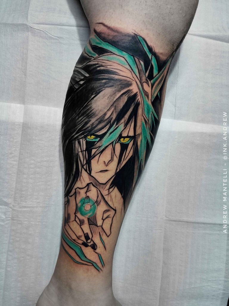 Foto de tatuagem feita por Andrew mantelli (@ink.andrew)