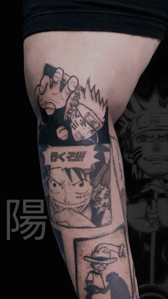 Foto de tatuagem feita por Paula Yang (@paulayaang)