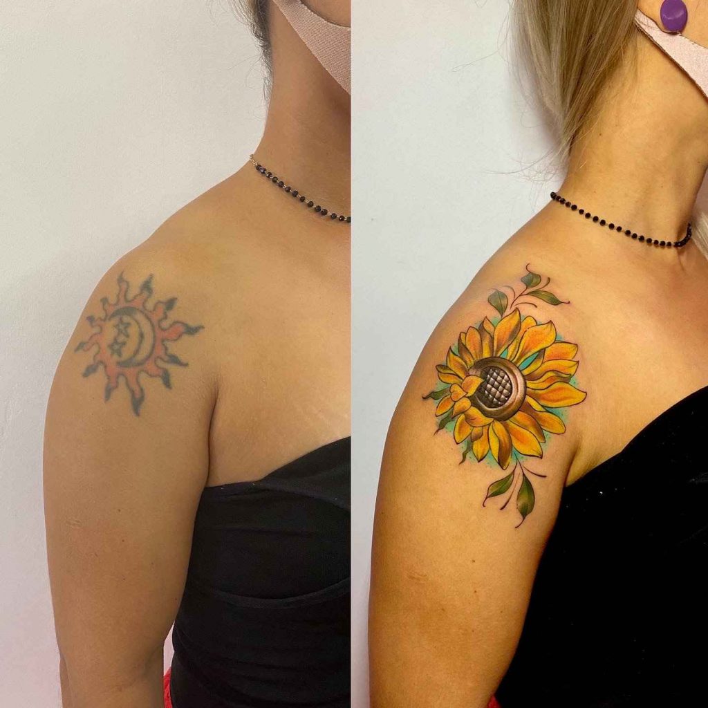 Foto de tatuagem feita por Carla Santana (@csasantana)