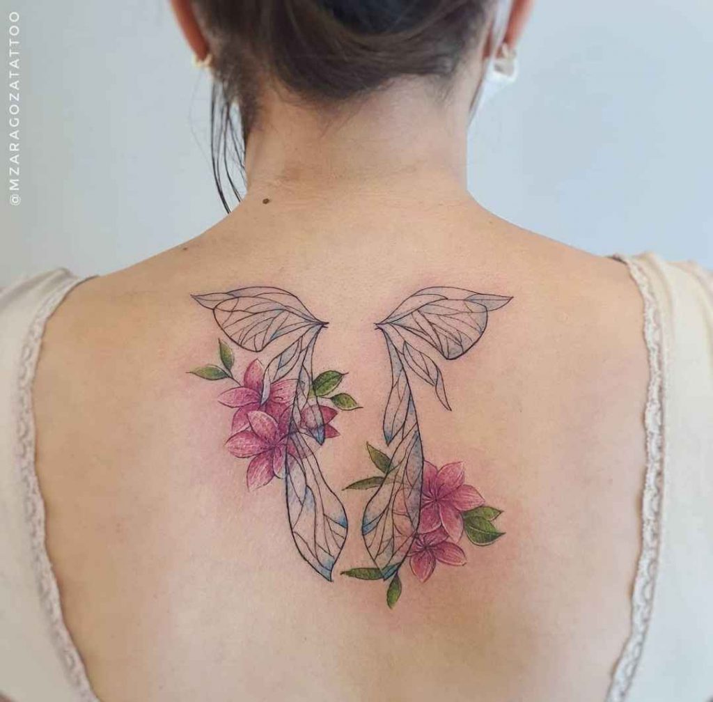 Foto de tatuagem feita por Mari Zaragoza (@mzaragozatattoo)