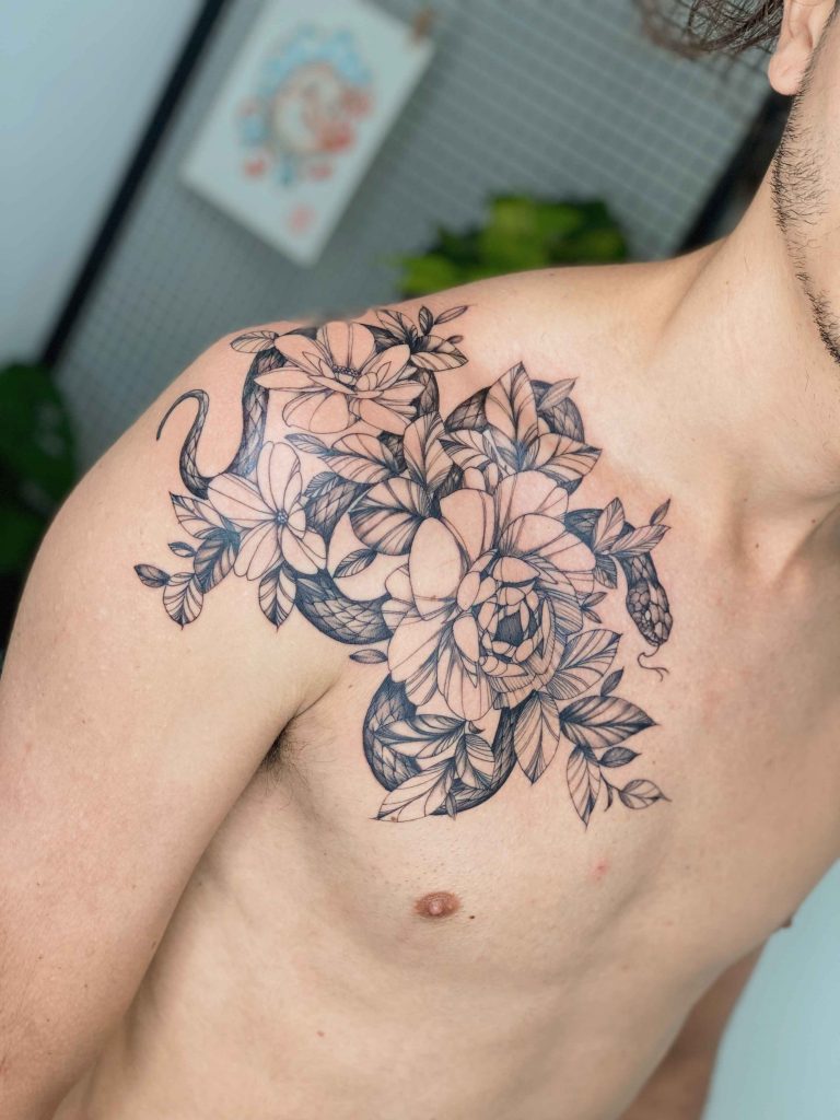 Foto de tatuagem feita por Taynã Ristow (@tay.ristow)