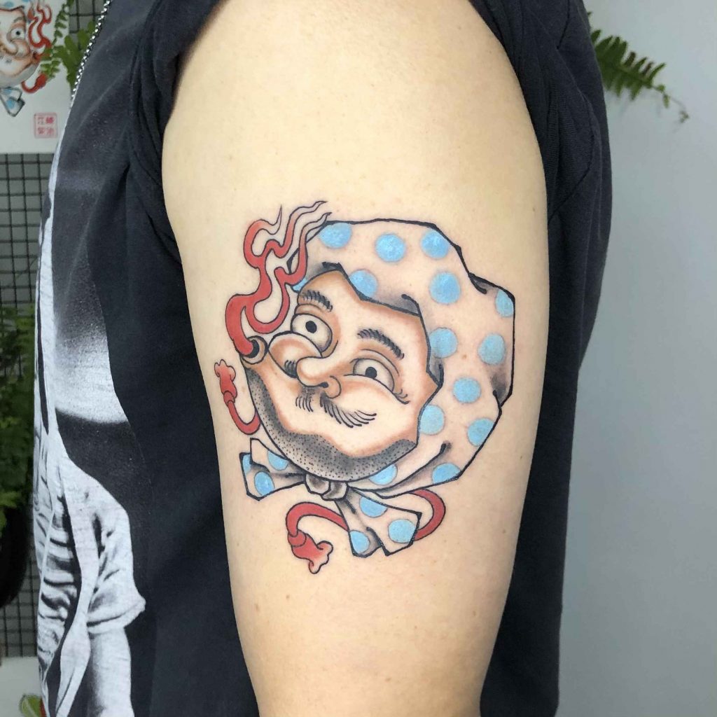Foto de tatuagem feita por Eiji Ezaki (@eijiezakitattoo)